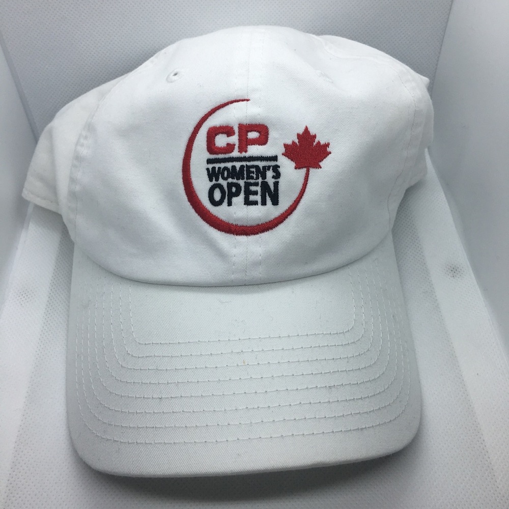 Unisex Cotton Golf Hat Canadian CP Women's Open White NWOT
